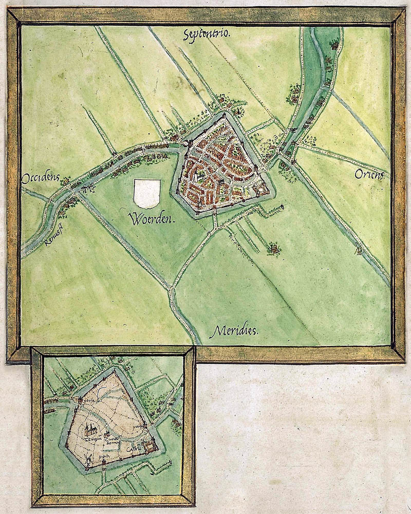 Woerden 1545 Jacob van Deventer